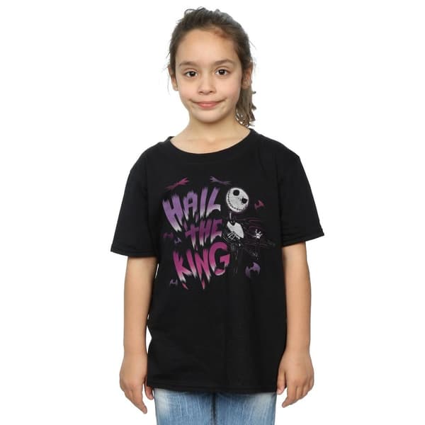 Disney Nightmare Before Christmas - Hail The King - T-shirt i bomull för flickor