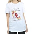 Miniatyrbillede 3 af 5: Disney Womens/Ladies Beauty And The Beast Girl in The Castle Cotton Boyfriend T-Shirt