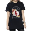 Miniatyrbillede 3 af 5: Disney Womens/Ladies Beauty And The Beast Girl in The Castle Cotton Boyfriend T-Shirt