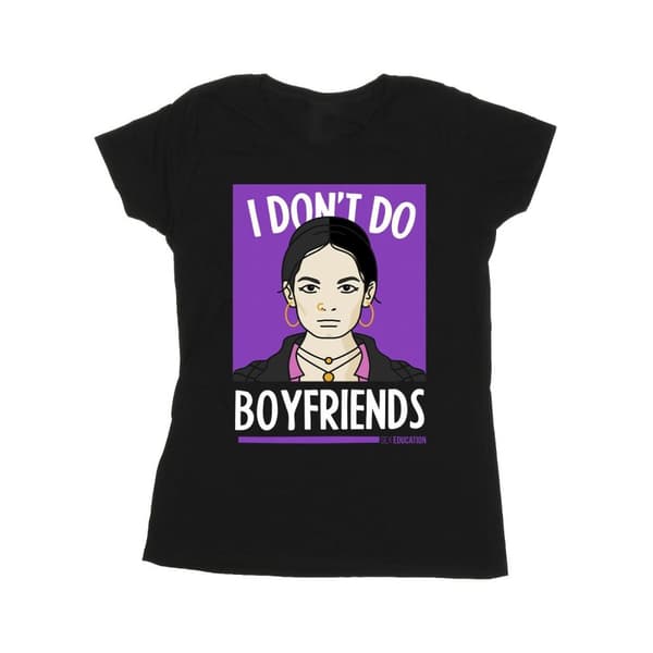 Netflix Womens/Ladies Sex Education I Don´t Do Boyfriends Cotton T-Shirt