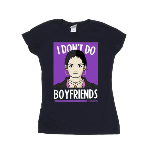 Netflix Womens/Ladies Sex Education I Don´t Do Boyfriends Cotton T-Shirt