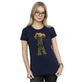 Pikkukuva 2 / 5: Star Wars Womens/Ladies Chewbacca Christmas Lights Cotton T-Shirt