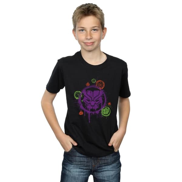 Marvel Boys Avengers Panther Halloween Icon T-Shirt
