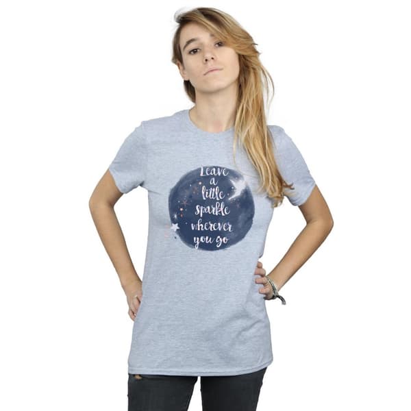 Disney Dam/Tjej Tinker Bell A Little Sparkle Boyfriend T-shirt i bomull