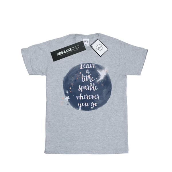 Disney Dam/Tjej Tinker Bell A Little Sparkle Boyfriend T-shirt i bomull