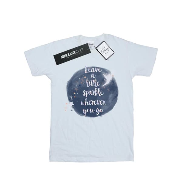 Disney Dam/Tjej Tinker Bell A Little Sparkle Boyfriend T-shirt i bomull