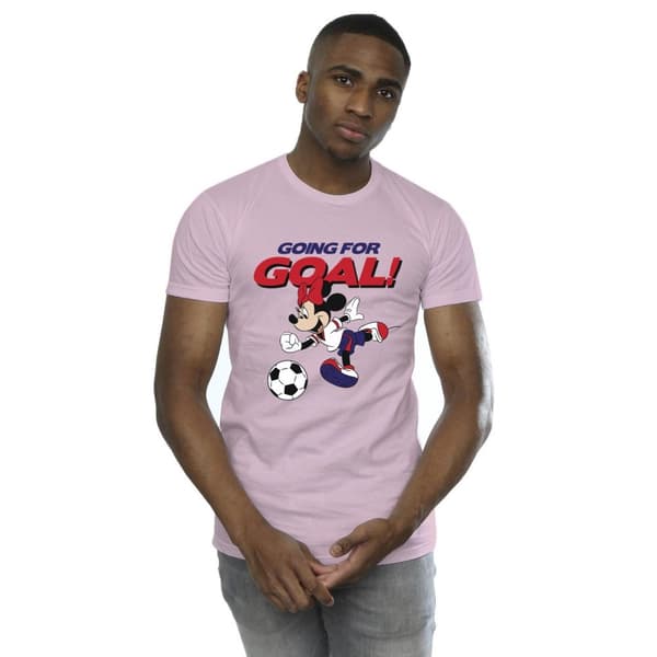Disney Mens Minnie Mouse Going For Goal T-Shirt