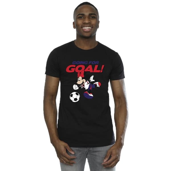 Disney Mens Minnie Mouse Going For Goal T-Shirt