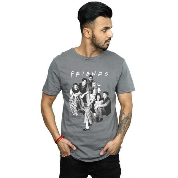 Friends Mens Group Stairs T-Shirt