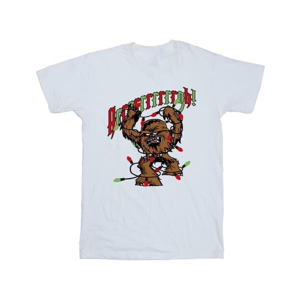Star Wars Mens Episode IV: A New Hope Chewbacca Argh Lights T-Shirt