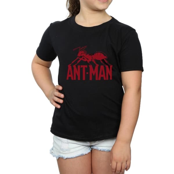 Marvel Girls Ant-Man Logo Cotton T-Shirt