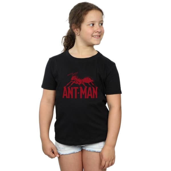 Marvel Girls Ant-Man Logo Cotton T-Shirt