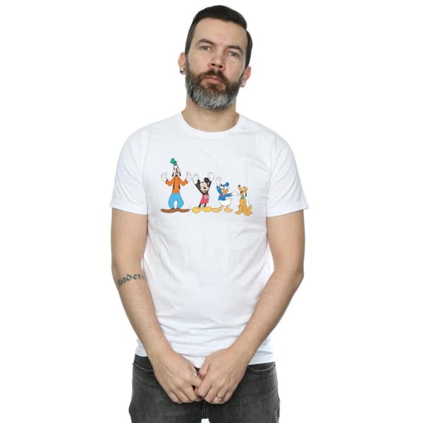 Disney Mens Mickey Mouse Friends T-shirt