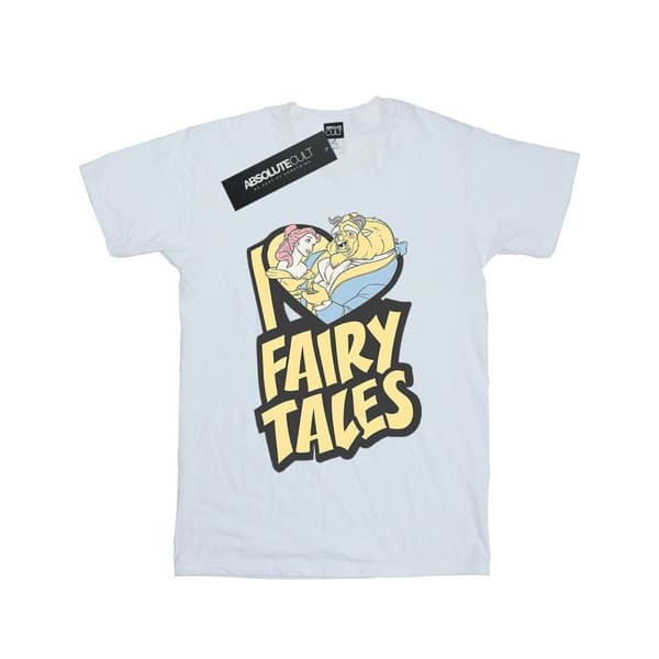 Disney Girls Beauty And The Beast I Love Fairy Tales Cotton T-Shirt