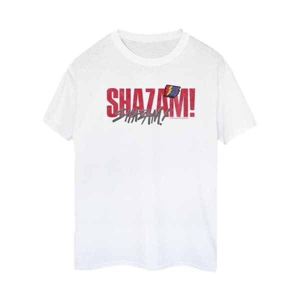DC Comics Womens/Ladies Shazam Fury Of The Gods Pride Distress Cotton Boyfriend T-Shirt