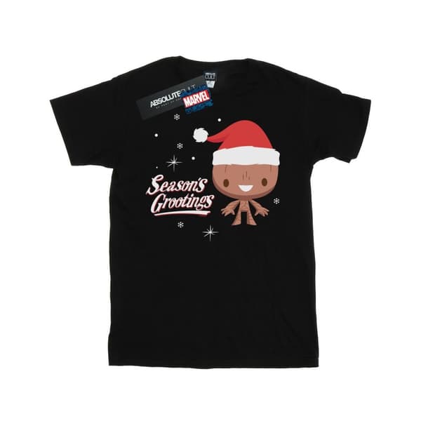 Marvel Säsongens Grootings T-shirt för herrar Black S