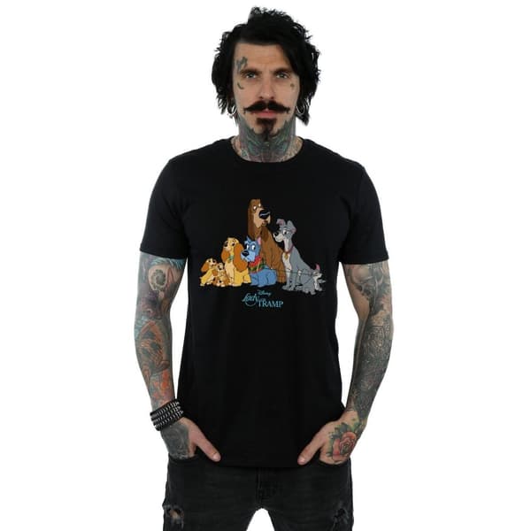 Disney Herrar - Lady och luffaren - klassisk grupp-T-shirt