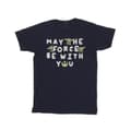 Miniatyrbillede 1 af 3: Star Wars Mens The Mandalorian Grogu May The Force Be With You T-Shirt