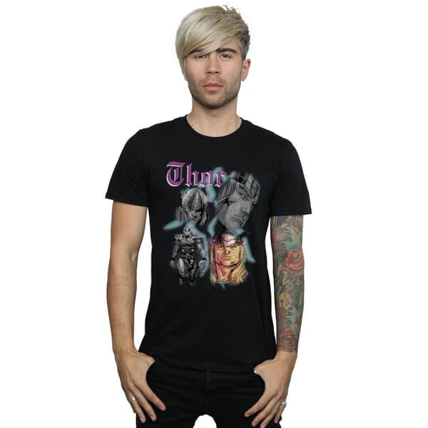 Marvel Mens Thor Homage T-Shirt