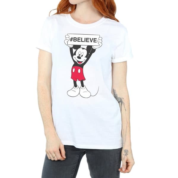 Disney Dam/Tjej Musse PiggBelieve Boyfriend T-shirt i bomull