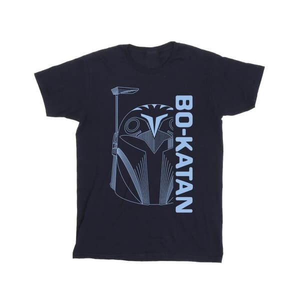 Star Wars Pojkar - The Mandalorian Bo Katan Helm T-shirt