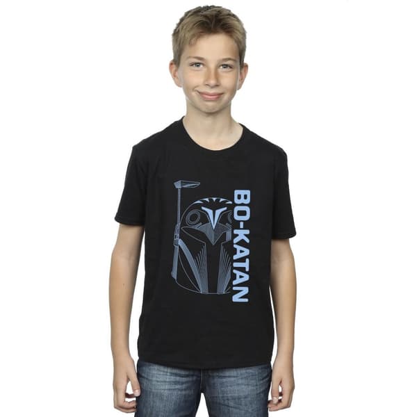 Star Wars Pojkar - The Mandalorian Bo Katan Helm T-shirt