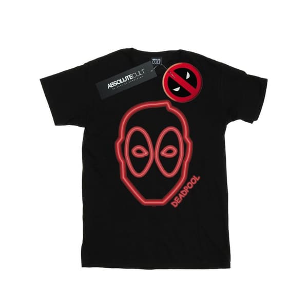 Marvel Deadpool Neon Head T-shirt för herrar