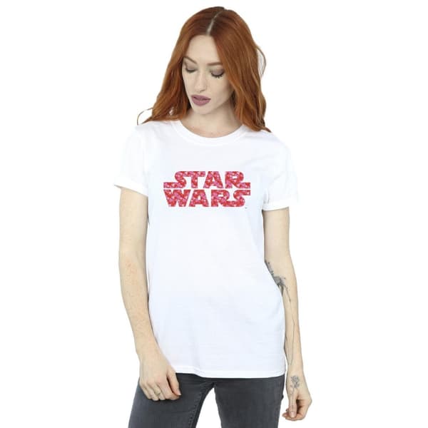 Star Wars Pojkvänströja i bomull med hjärtlogga - dam/dam