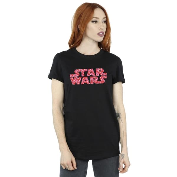 Star Wars Pojkvänströja i bomull med hjärtlogga - dam/dam