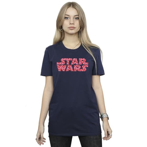 Star Wars Pojkvänströja i bomull med hjärtlogga - dam/dam
