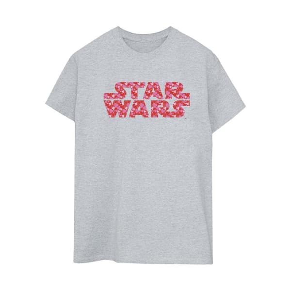 Star Wars Pojkvänströja i bomull med hjärtlogga - dam/dam