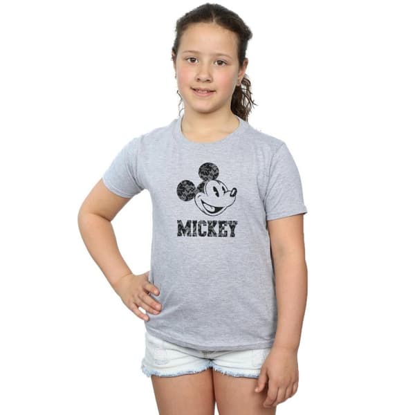 Disney T-shirt i bomull med Musse Pigg-spetsar för flickor