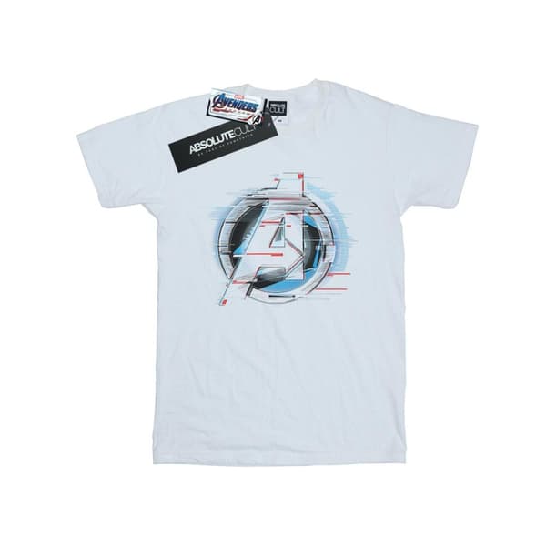 Marvel Womens/Ladies Avengers Endgame Team Tech Logo Cotton Boyfriend T-Shirt