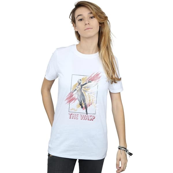 Marvel Womens/Ladies Ant-Man And The Wasp Framed Wasp Cotton Boyfriend T-Shirt