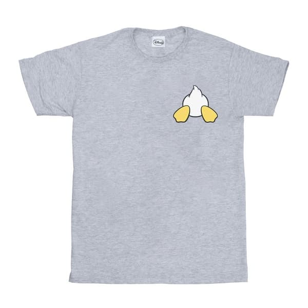 Disney Herr Donald Duck - T-shirt med brösttryck på baksidan