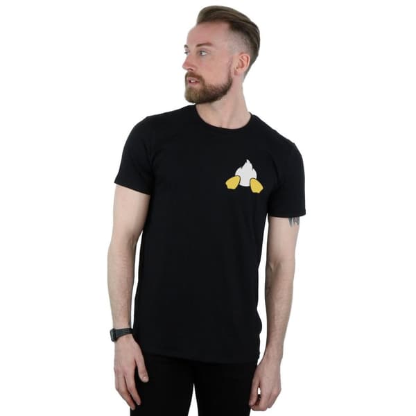 Disney Herr Donald Duck - T-shirt med brösttryck på baksidan