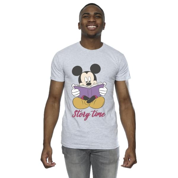 Disney Mens Mickey Mouse Story Time T-Shirt
