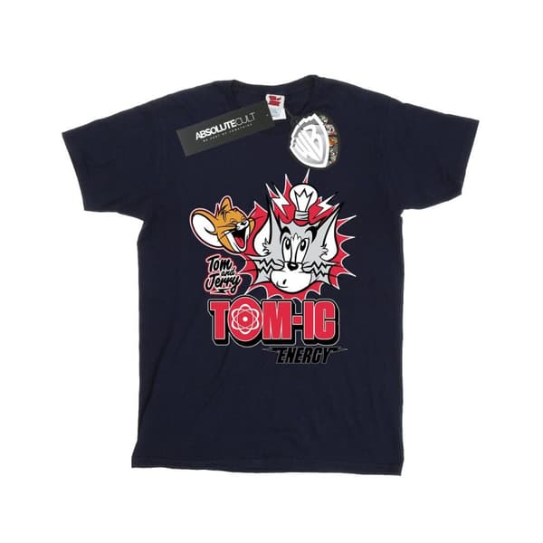 Tom And Jerry Womens/Ladies Tomic Energy Cotton Boyfriend T-Shirt