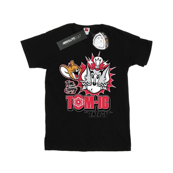 Tom And Jerry Womens/Ladies Tomic Energy Cotton Boyfriend T-Shirt