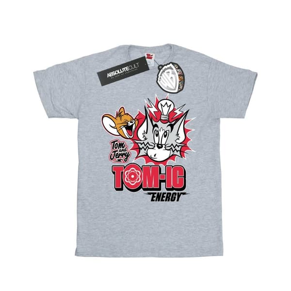Tom And Jerry Womens/Ladies Tomic Energy Cotton Boyfriend T-Shirt