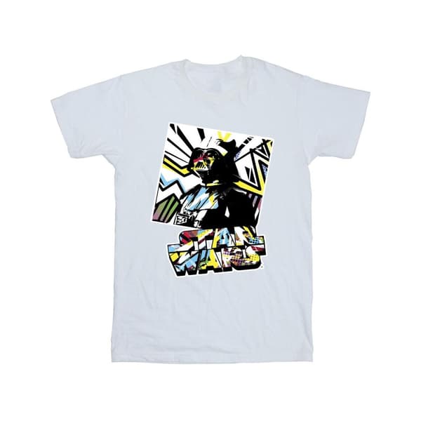 Star Wars Boys Vader Water Colour Pop Art T-Shirt