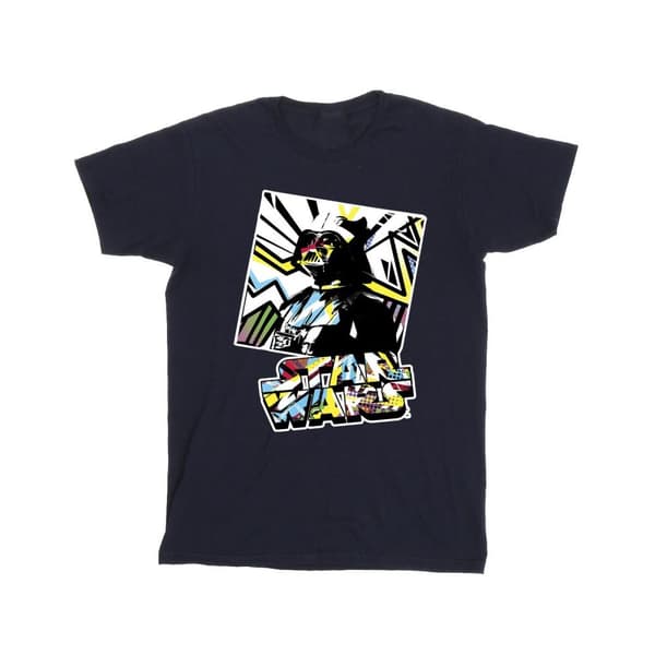 Star Wars Boys Vader Water Colour Pop Art T-Shirt