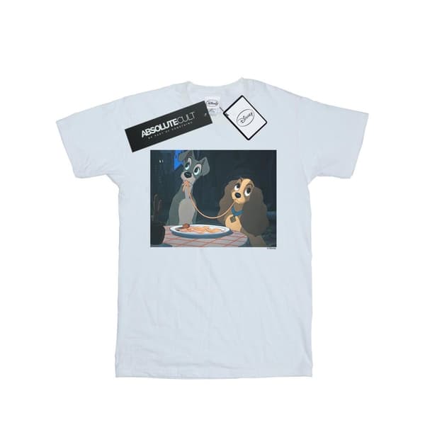Disney Pojkar Lady And The Tramp Spaghetti Slurp T-shirt