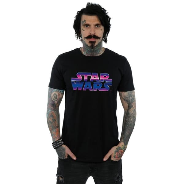 Star Wars T-shirt med neonlogotyp för män