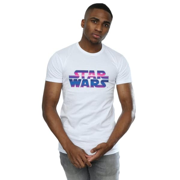 Star Wars T-shirt med neonlogotyp för män