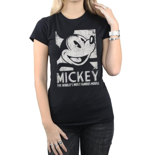 Disney Dam/Tjej Musse Piggs mest berömda t-shirt i bomull
