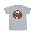 Miniatyrbillede 1 af 2: Rick And Morty Mens Christmas Wreath T-Shirt