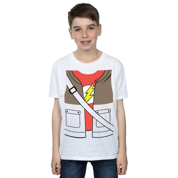 Big Bang Theory T-shirt med Sheldon Cooper-dräkt för pojkar
