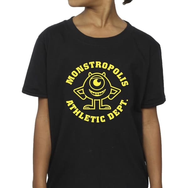Disney Monsters University Monstropolis bomulls-T-shirt för flickor