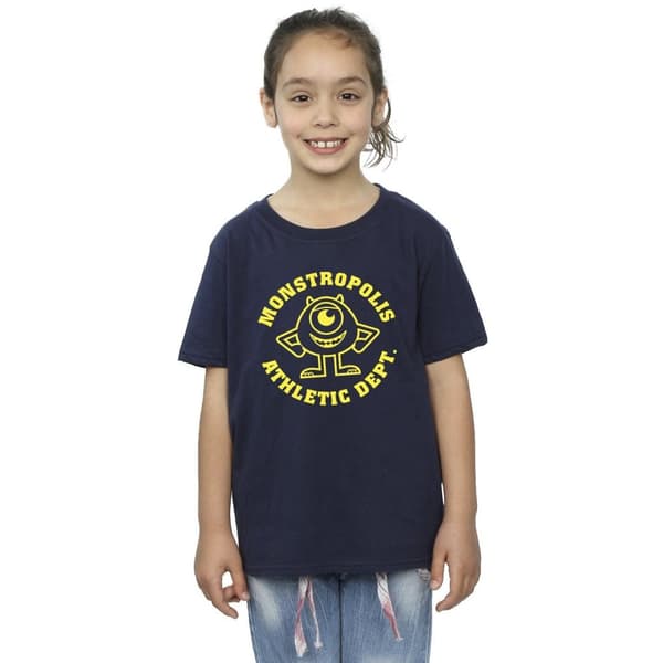 Disney Monsters University Monstropolis bomulls-T-shirt för flickor